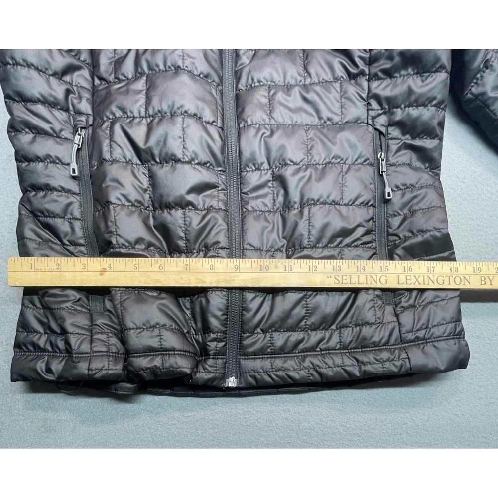 Patagonia Nano Puff Jacket Women's M Black Insulated Zip Front Logo - Picture 8 of 11